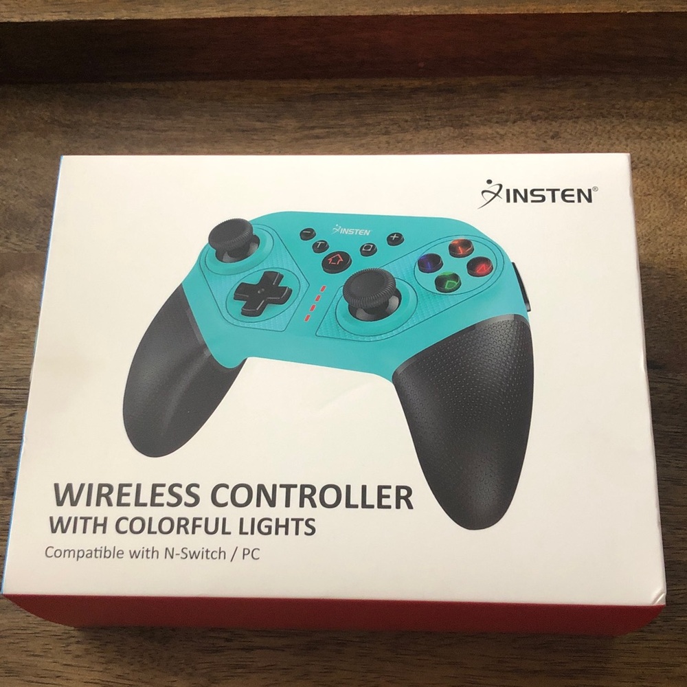 Teal Wireless Controller for Switch/PC